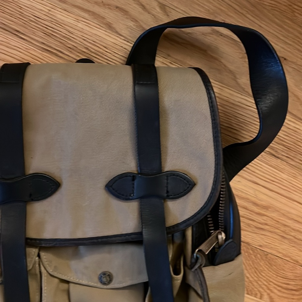 Filson Rugged Twill Rucksack Backpack Tan - Picture 7 of 16